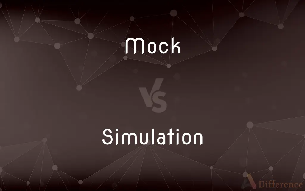 Mock vs. Simulation — What's the Difference?