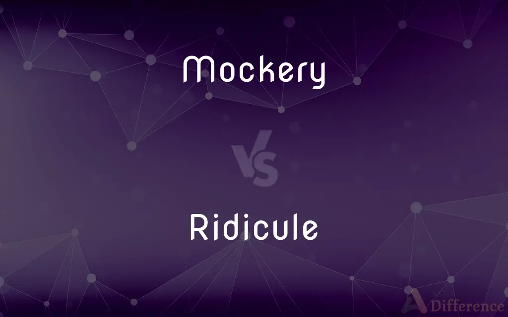 Mockery vs. Ridicule — What's the Difference?