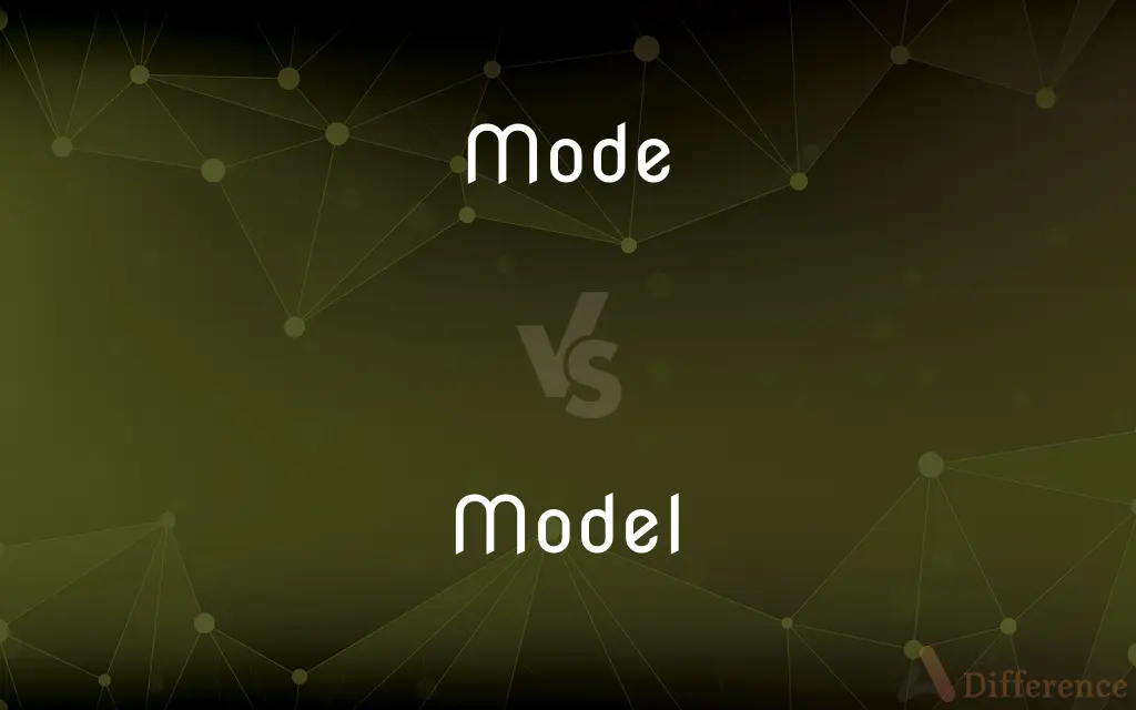 Mode vs. Model — What's the Difference?