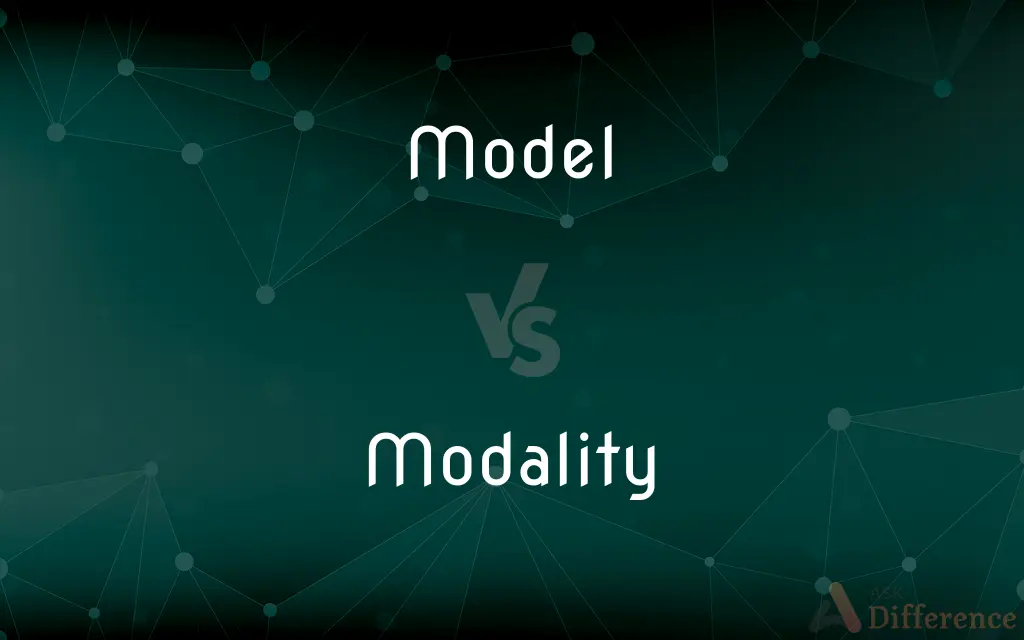 Model vs. Modality — What's the Difference?