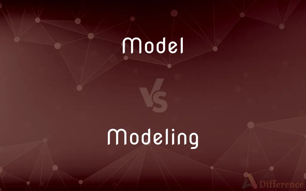 Model vs. Modeling — What's the Difference?