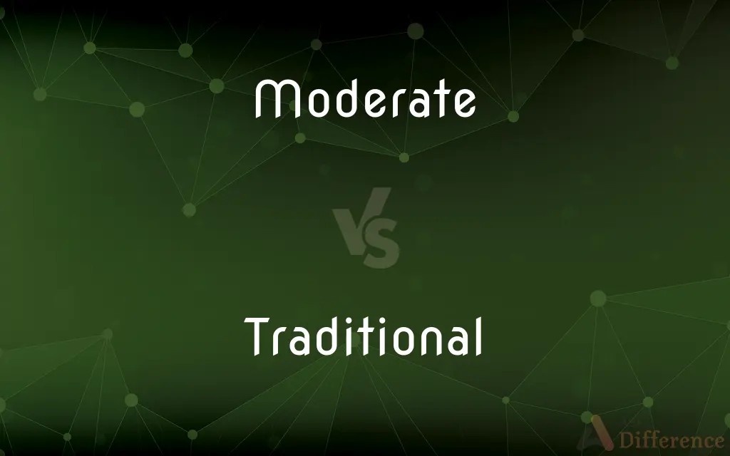 Moderate vs. Traditional — What's the Difference?