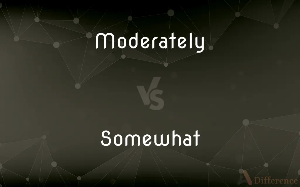 Moderately vs. Somewhat — What's the Difference?