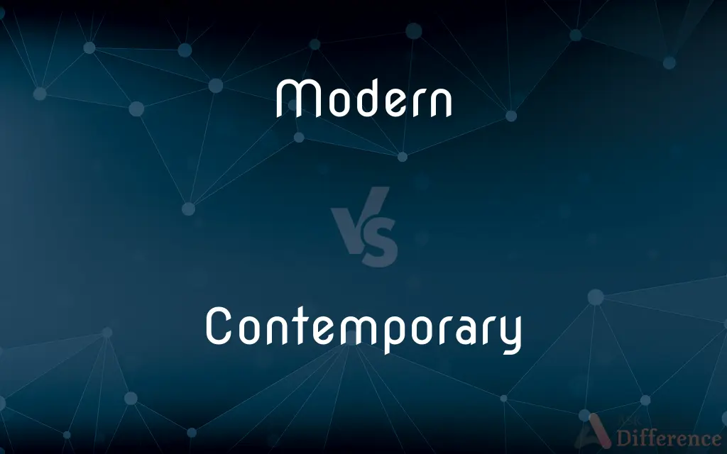 Modern vs. Contemporary — What's the Difference?