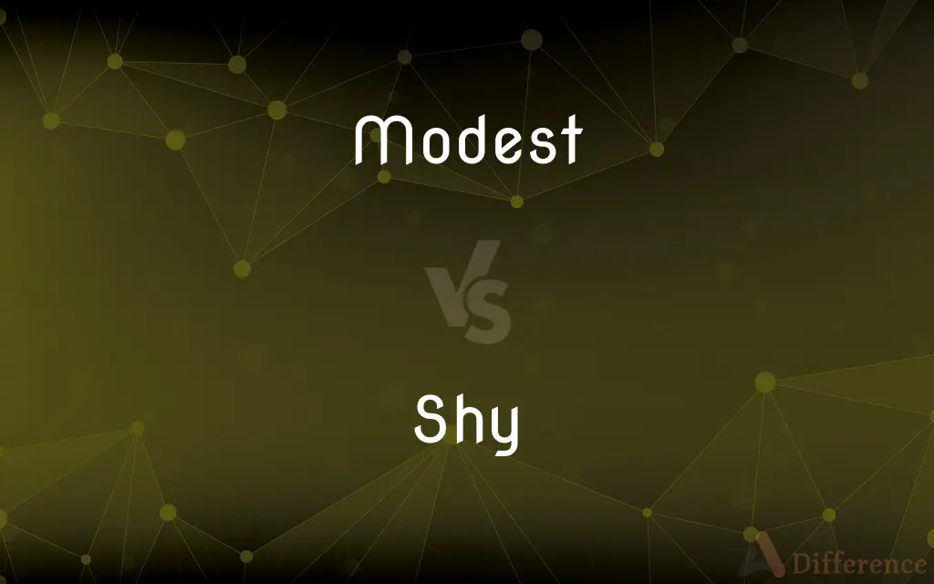 Modest vs. Shy — What's the Difference?
