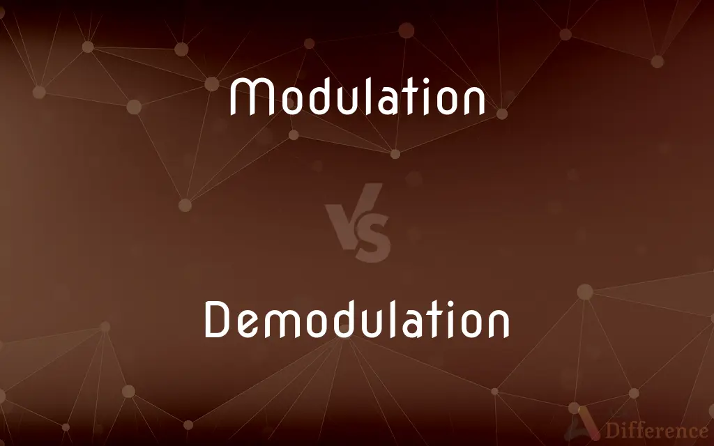 Modulation vs. Demodulation — What's the Difference?
