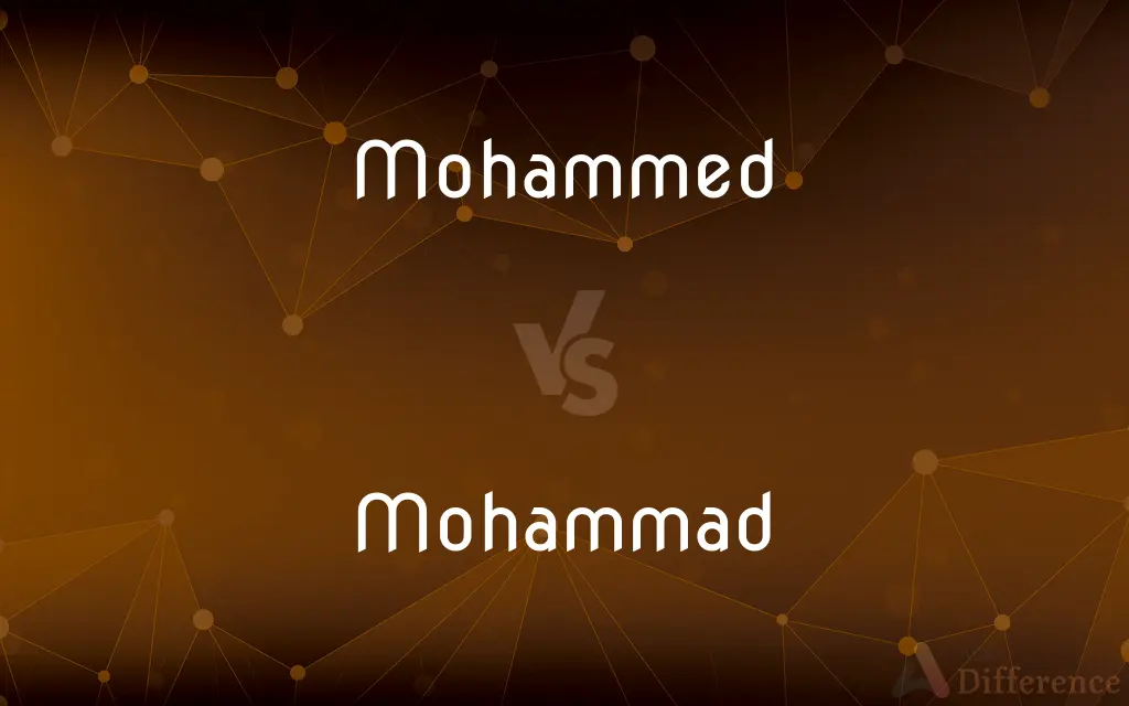 Mohammed vs. Mohammad — What's the Difference?