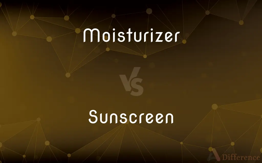 Moisturizer vs. Sunscreen — What's the Difference?