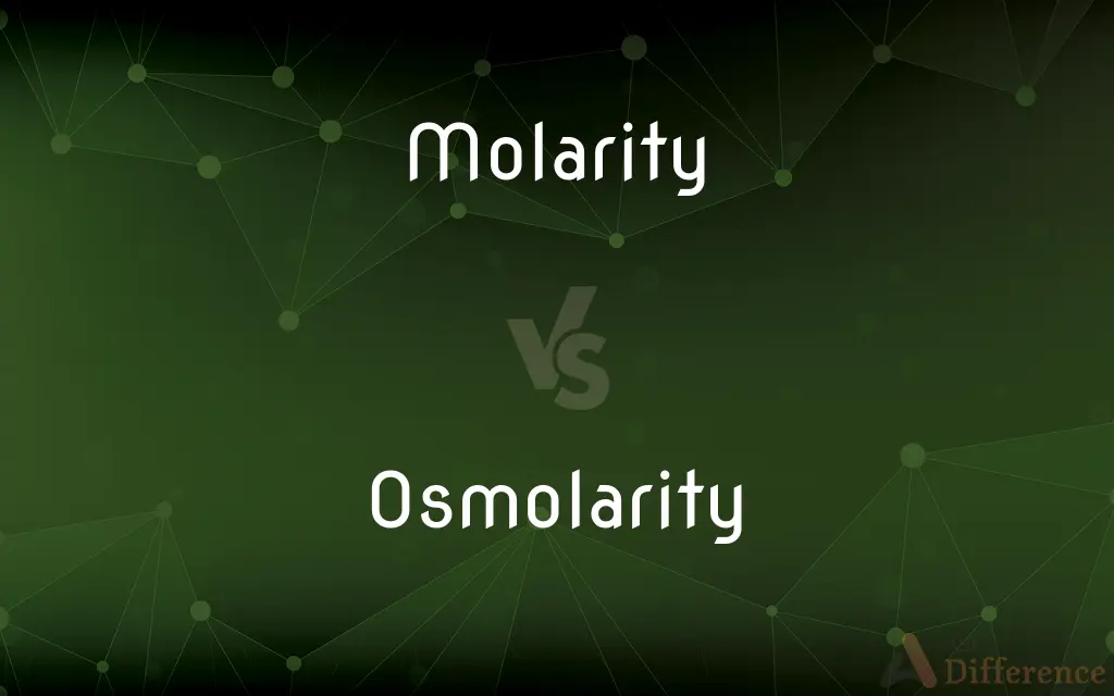 Molarity vs. Osmolarity — What's the Difference?