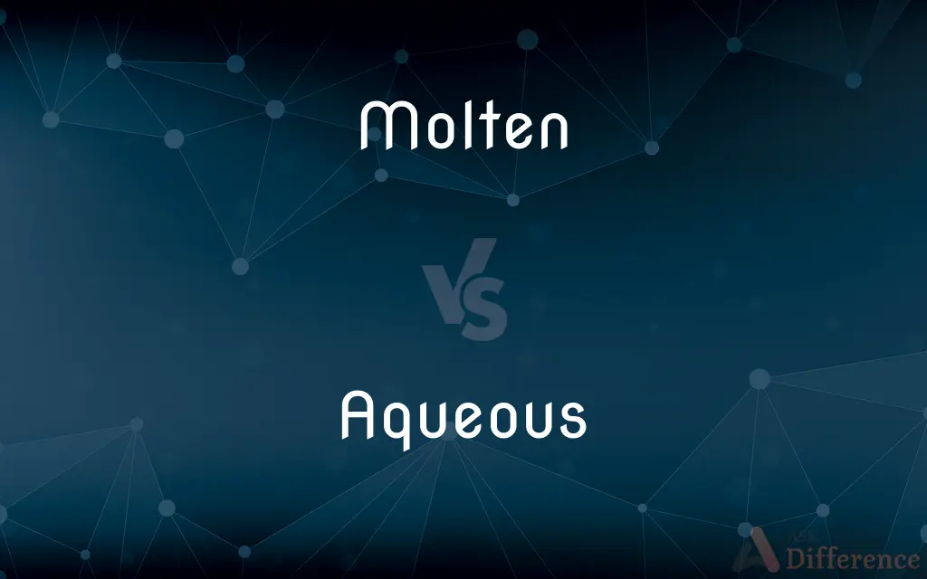 Molten vs. Aqueous — What's the Difference?