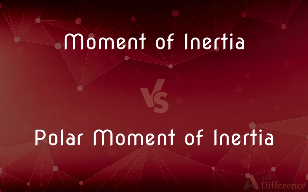 Moment of Inertia vs. Polar Moment of Inertia — What's the Difference?