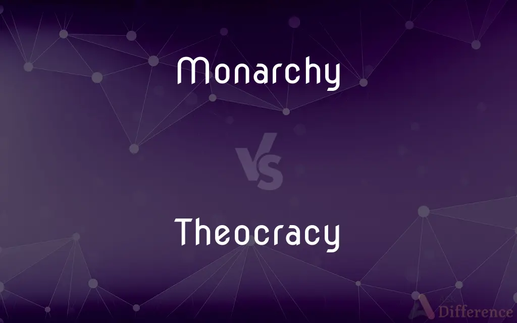 Monarchy vs. Theocracy — What's the Difference?