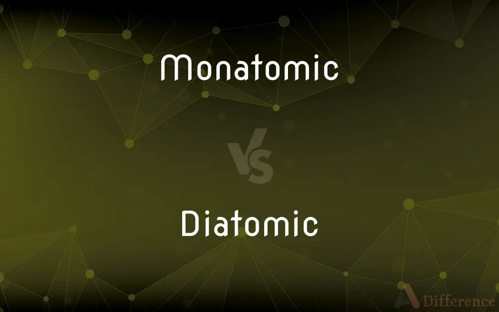 Monatomic vs. Diatomic — What's the Difference?