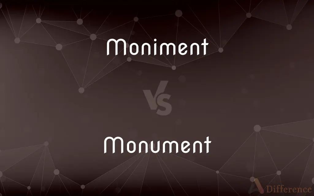 Moniment vs. Monument