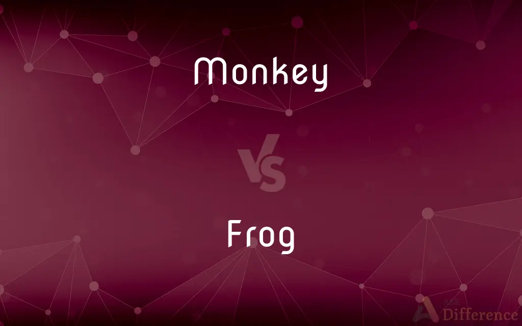 Monkey vs. Frog — What's the Difference?