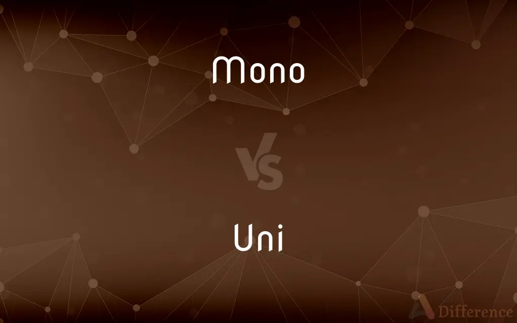 Mono vs. Uni — What's the Difference?
