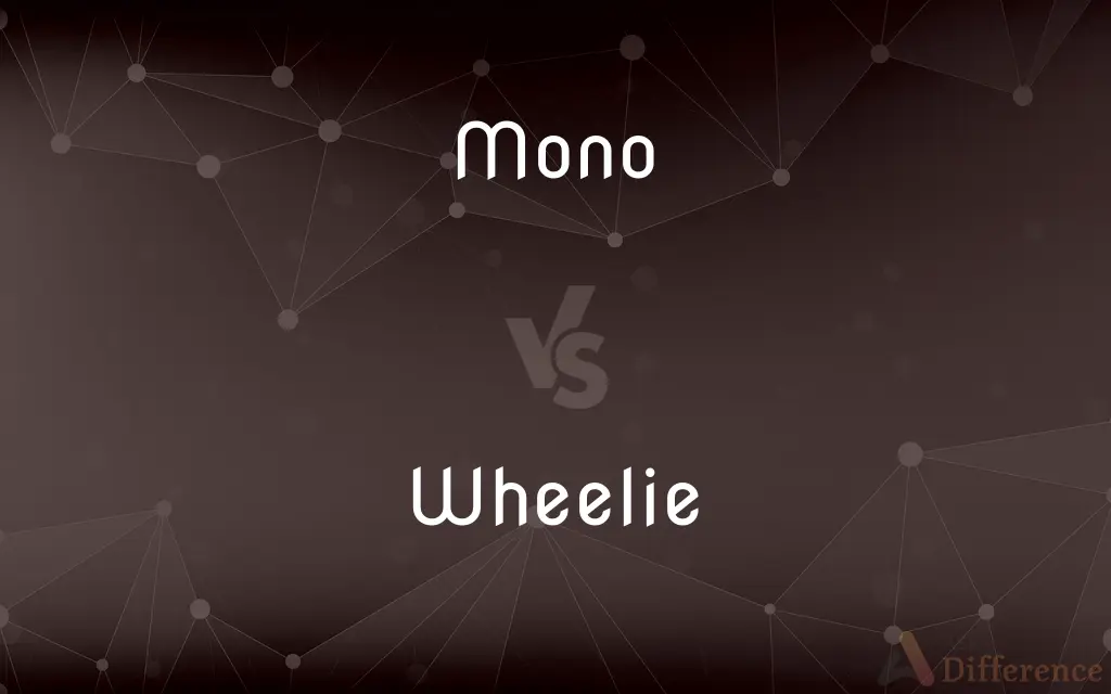 Mono vs. Wheelie — Which is Correct Spelling?