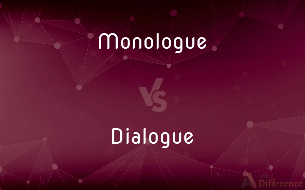Monologue vs. Dialogue — What's the Difference?
