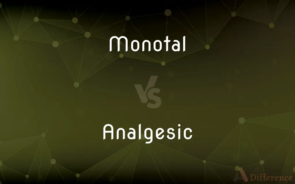 Monotal vs. Analgesic — What's the Difference?