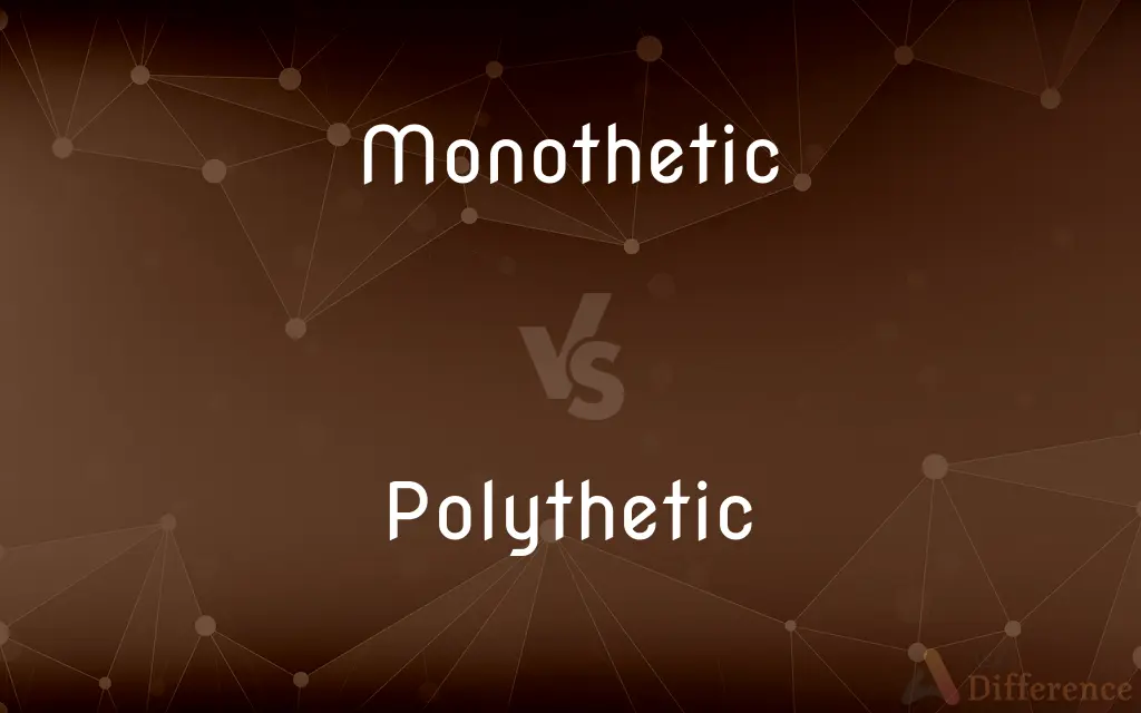 Monothetic vs. Polythetic — What's the Difference?