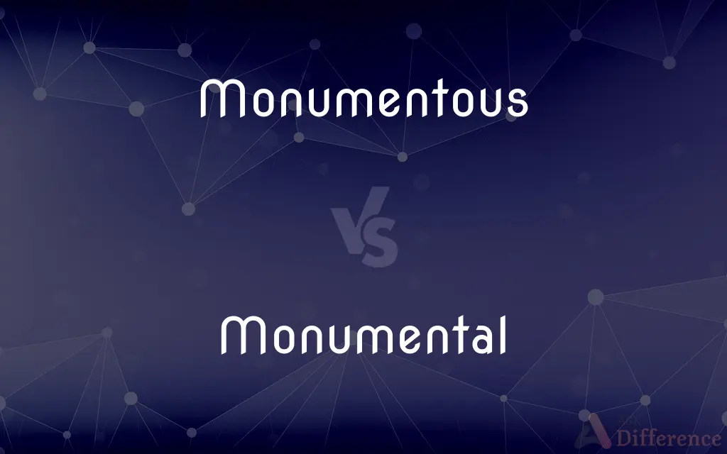 Monumentous vs. Monumental — Which is Correct Spelling?