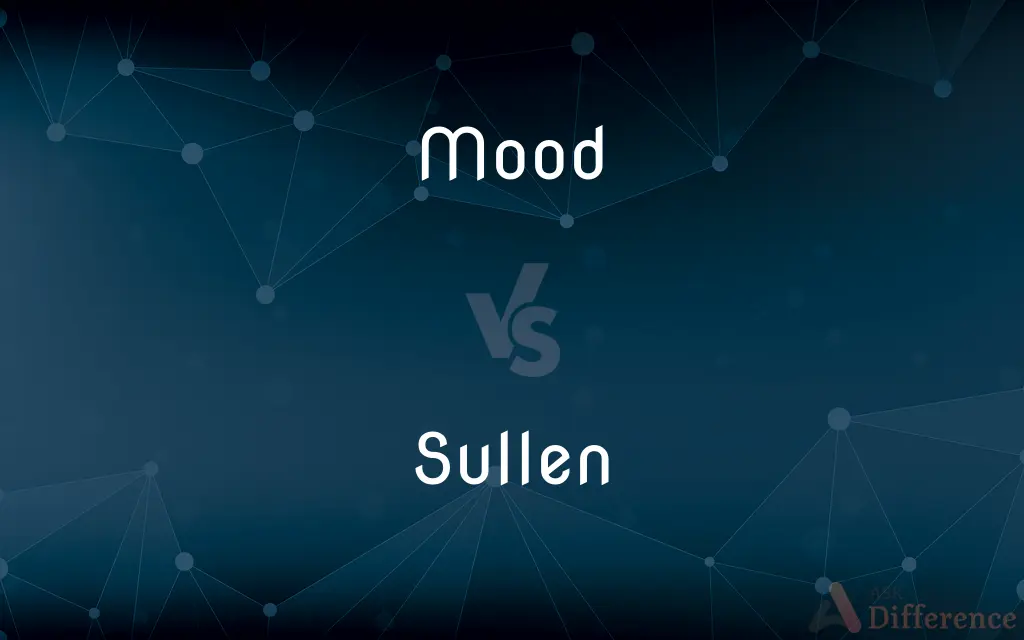 Mood vs. Sullen — What's the Difference?
