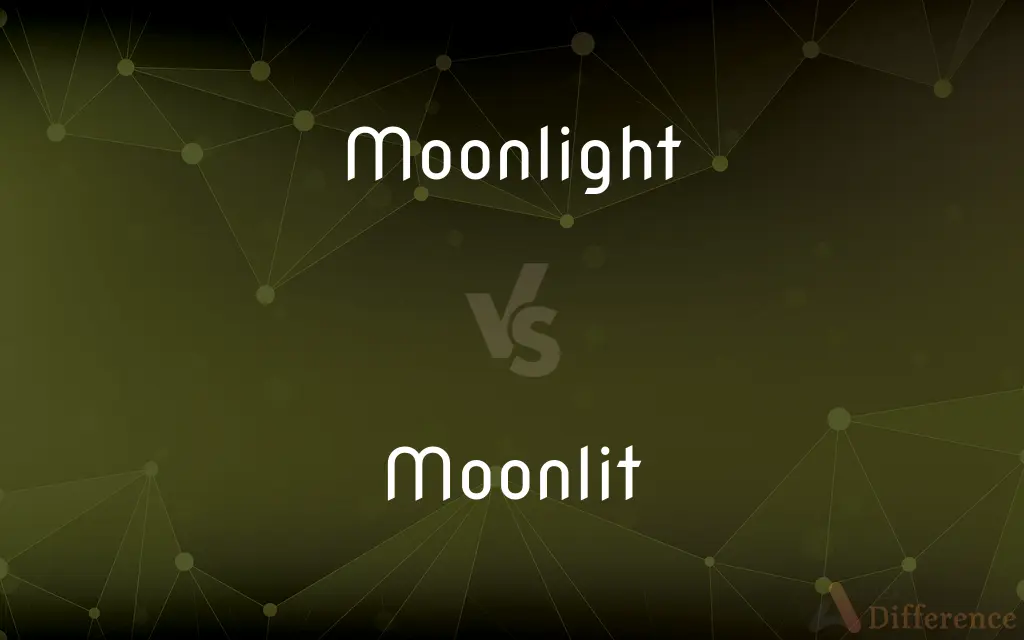 Moonlight vs. Moonlit — What's the Difference?