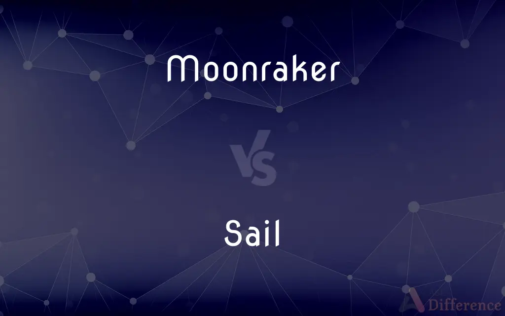 Moonraker vs. Sail — What's the Difference?