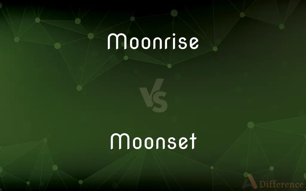 Moonrise vs. Moonset — What's the Difference?