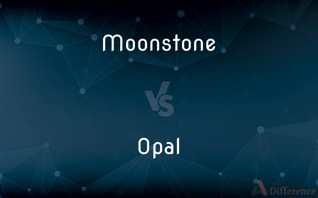 Moonstone vs. Opal — What's the Difference?