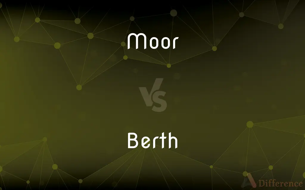 Moor vs. Berth — What's the Difference?