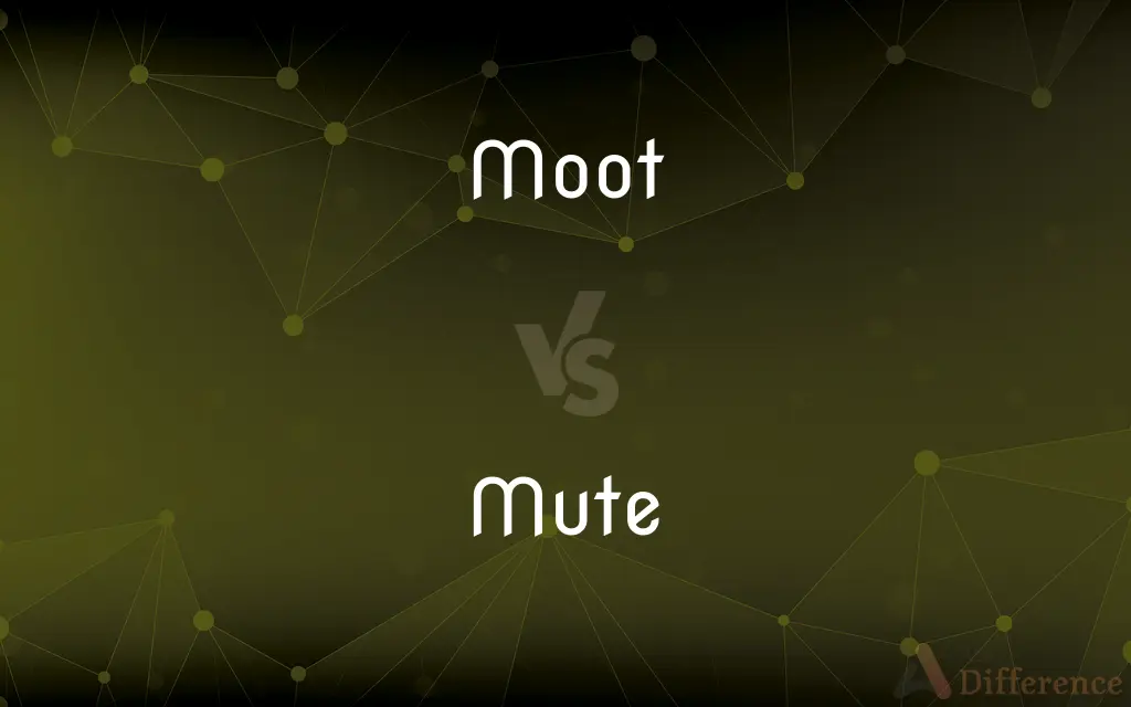 Moot vs. Mute — What's the Difference?
