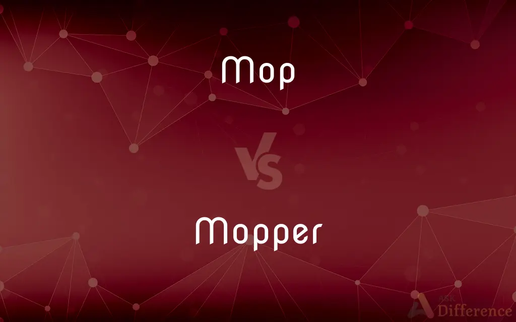Mop vs. Mopper — What's the Difference?