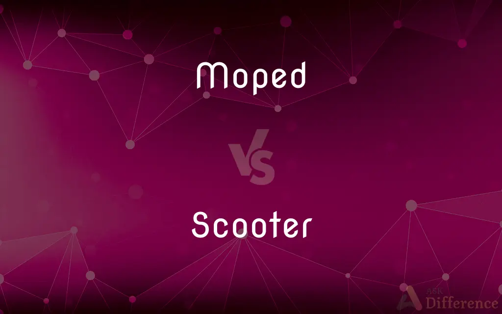 Moped vs. Scooter — What's the Difference?