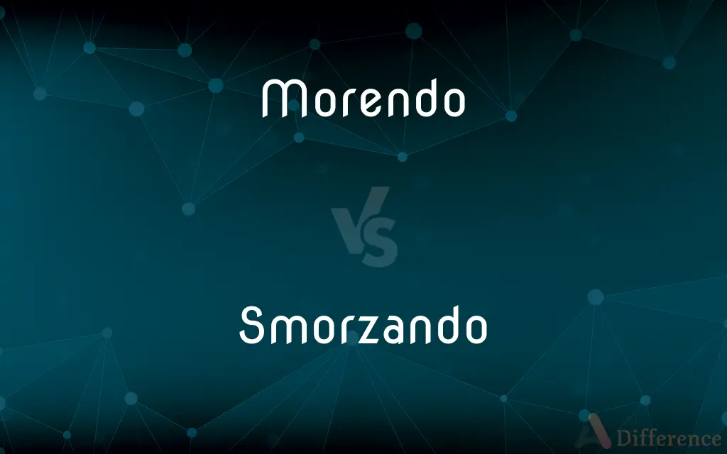 Morendo vs. Smorzando — What's the Difference?