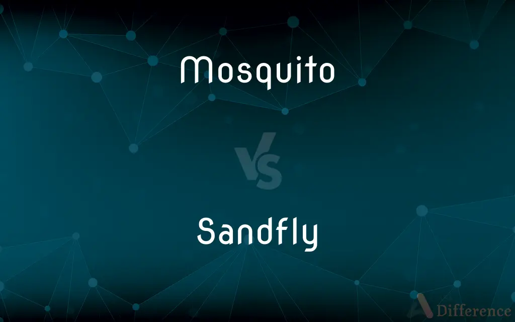 Mosquito vs. Sandfly — What's the Difference?
