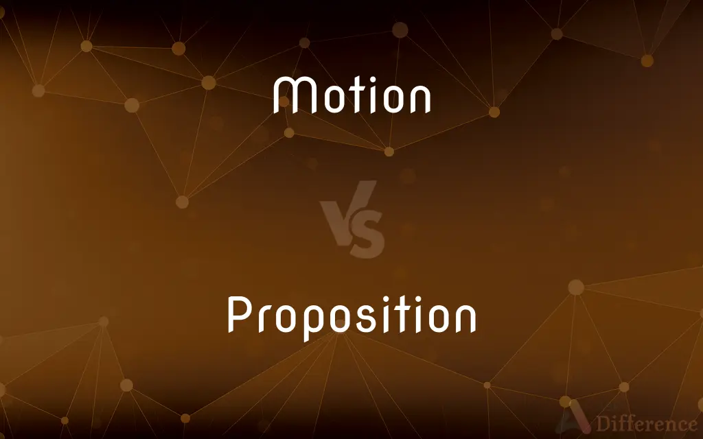 Motion vs. Proposition — What's the Difference?