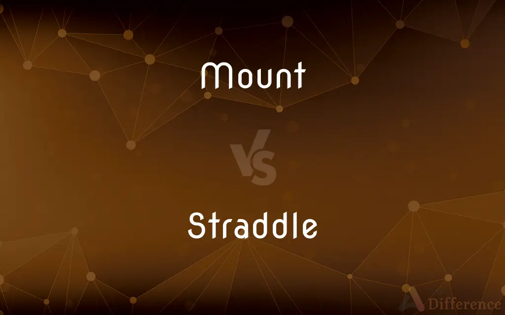 Mount vs. Straddle — What's the Difference?