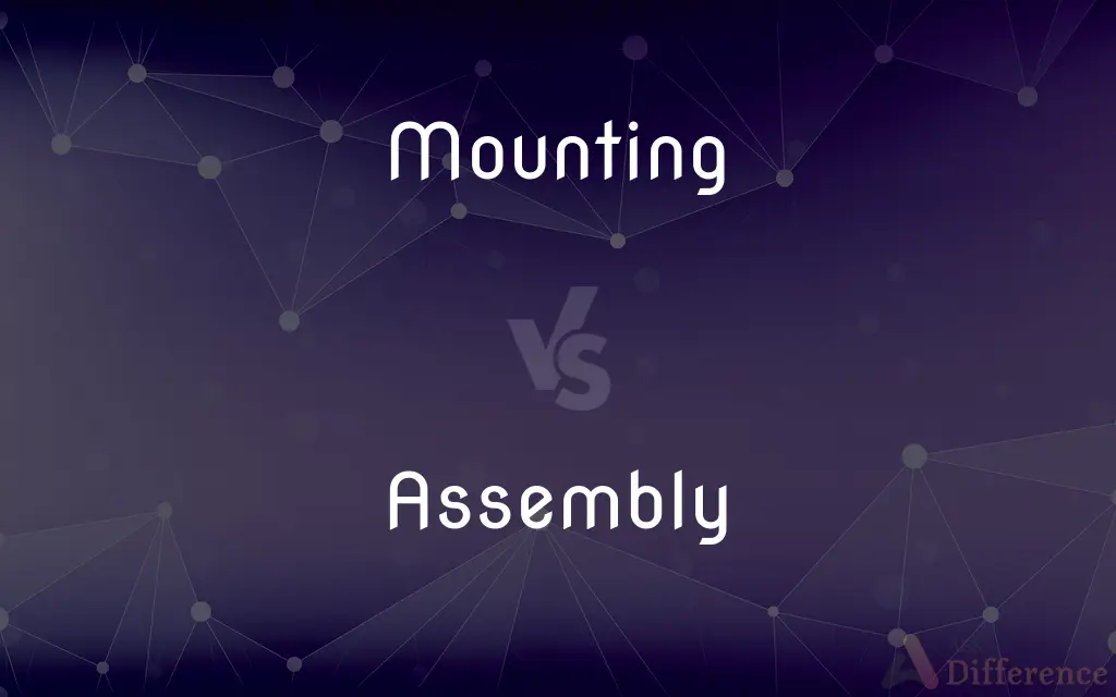 Mounting vs. Assembly — What's the Difference?