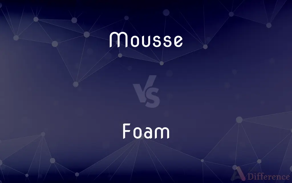 Mousse vs. Foam — What's the Difference?