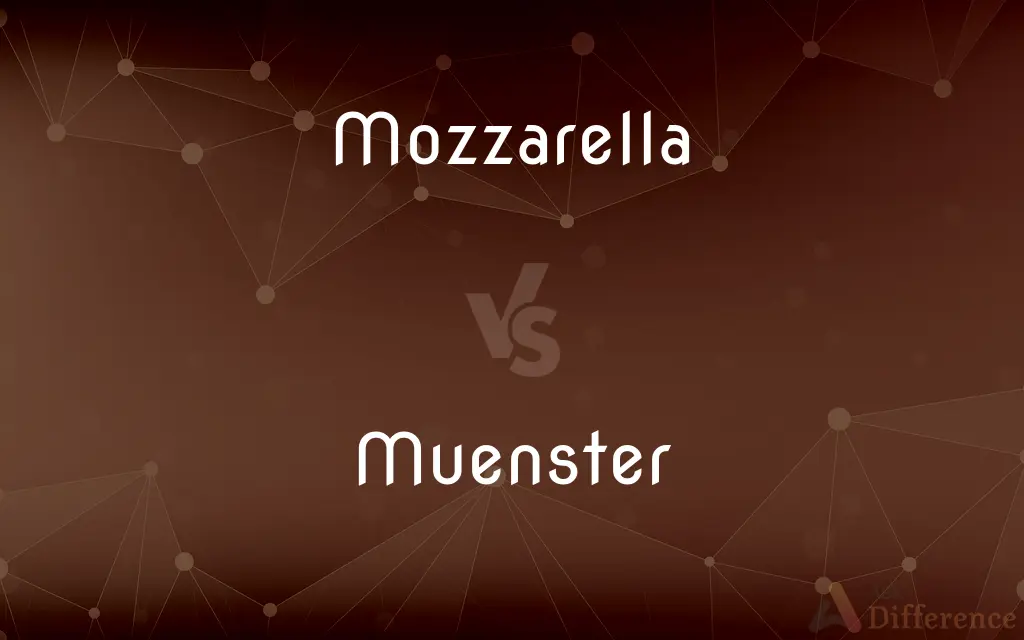 Mozzarella vs. Muenster — What's the Difference?