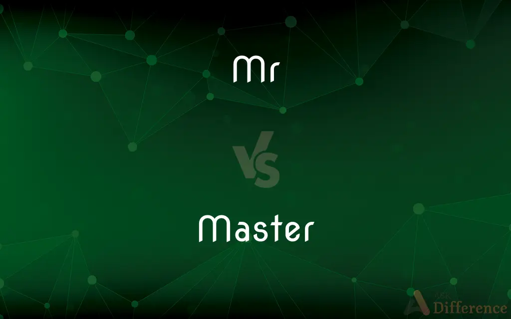 Mr vs. Master — What's the Difference?