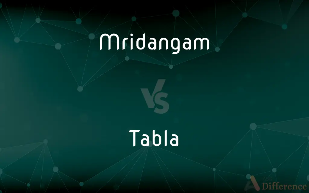 Mridangam vs. Tabla — What's the Difference?