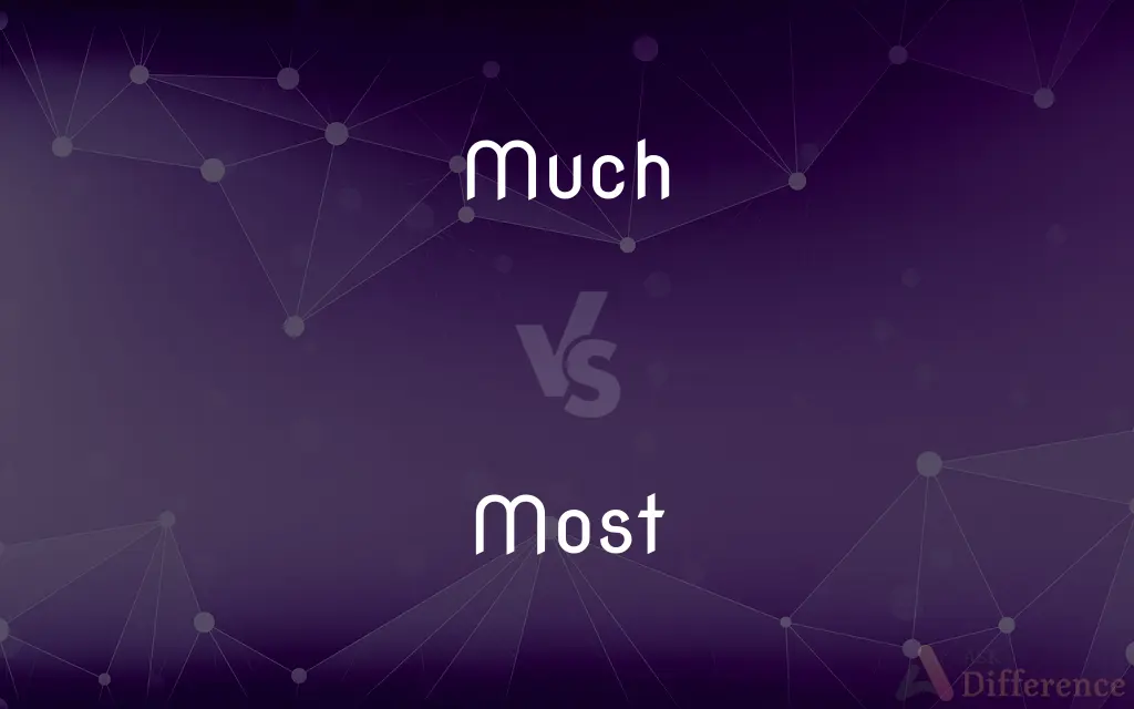 Much vs. Most — What's the Difference?