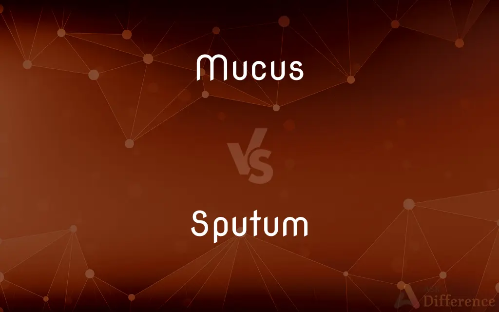 Mucus vs. Sputum — What's the Difference?