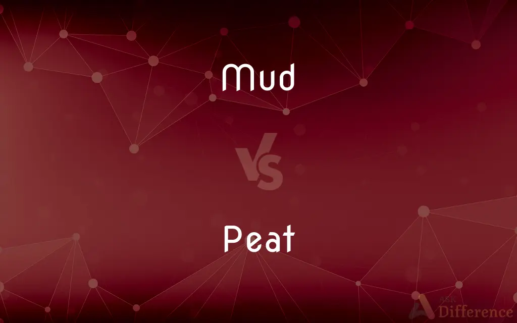 Mud vs. Peat — What's the Difference?