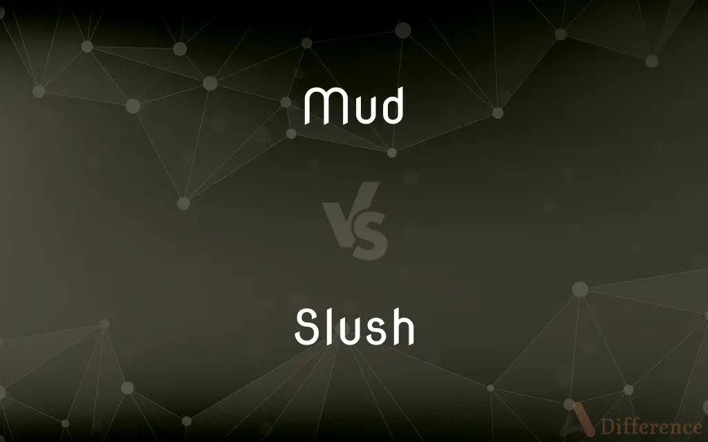 Mud vs. Slush — What's the Difference?