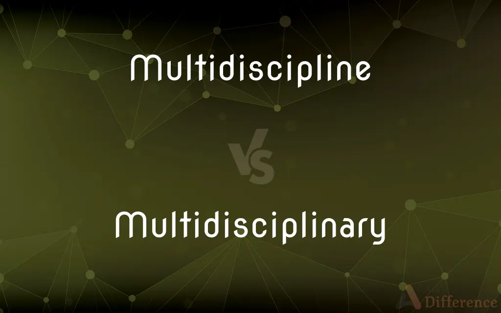Multidiscipline vs. Multidisciplinary — What's the Difference?