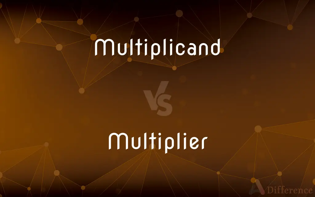 Multiplicand vs. Multiplier — What's the Difference?