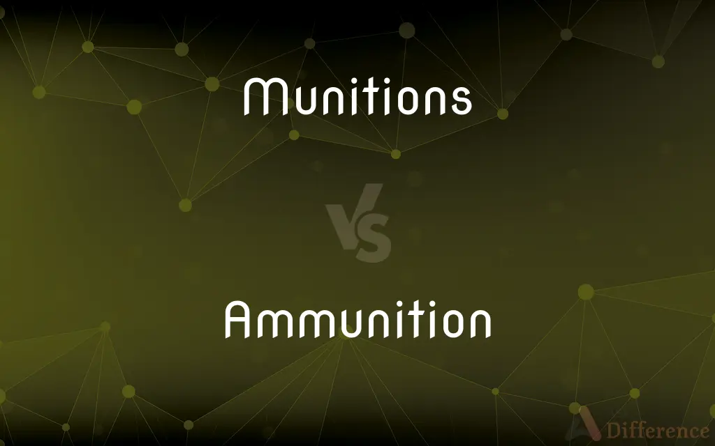 Munitions vs. Ammunition — What's the Difference?